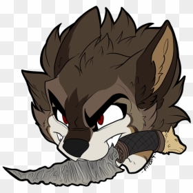 Angry Boi - Cartoon, HD Png Download - angry wolf png