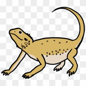 Bearded Dragon, HD Png Download - lizard tongue png