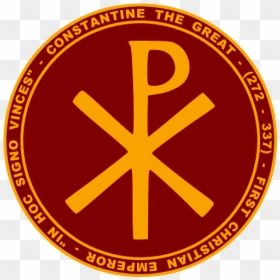 Constantine The Great Maroon Gold Chi Rho Seal Shirt - Alexander The Great, HD Png Download - chi rho png