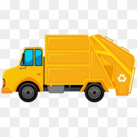 Transparent Dump Truck Clip Art - Rubbish Truck, HD Png Download - garbage truck png