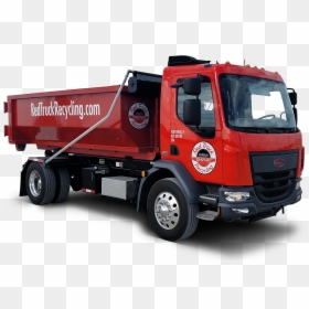 Garbage-truck - Redtruckrecycling, HD Png Download - garbage truck png