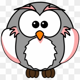 Pink Owl Png - Snow Owl Clipart Transparent Background, Png Download - pink owl png