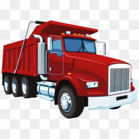 Dump Truck Vector Graphics Clip Art Royalty-free - Dumptruck Clip Art, HD Png Download - garbage truck png