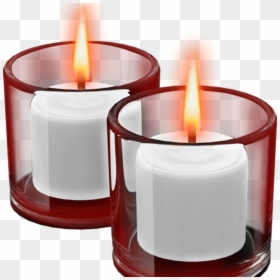 Free Candle Clipart Free Candle Clipart Red Cups With - Transparent Candles Clip Art, HD Png Download - red candle png
