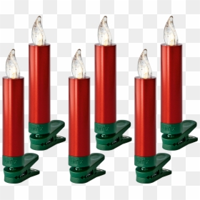 Weihnachtsbaumkerzen Kabellos Rot, HD Png Download - red candle png
