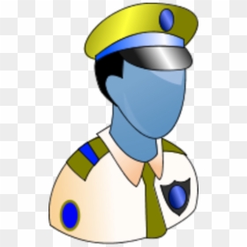 Vector Clip Art - Police Man, HD Png Download - police man png