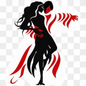 Salsacubana Salsa Bachata Followme Autocollant - Dancing Logo In Png, Transparent Png - salsa dancers png