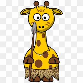 Giraffe Wild Clip Arts - Cartoon Giraffe, HD Png Download - giraffe cartoon png
