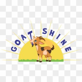 Goga On The Farm - Cartoon, HD Png Download - goat clipart png