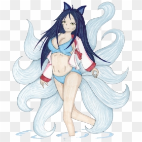 League Of Legends Ahri - Anime, HD Png Download - league of legends ahri png