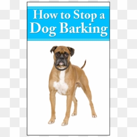 Full Grown Boxer Pit Mix, HD Png Download - dog barking png