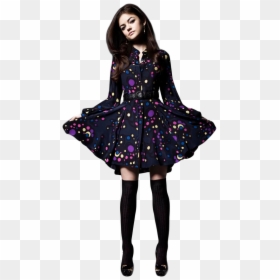 Pretty Little Aria Montgomery Lucy Hale, HD Png Download - miranda cosgrove png