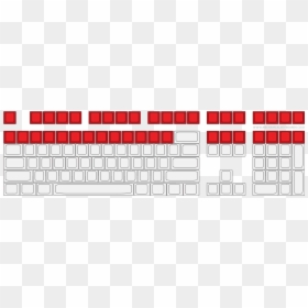 Row - Keyboard Row 1, HD Png Download - 8bit heart png