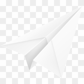 White Paper Plane - Transparent Background Origami Airplane Png, Png Download - shane dawson png