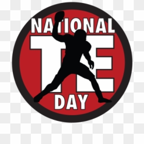 Te Emblem No 3d No Bottom Line - National Tight End Day, HD Png Download - 49ers helmet png