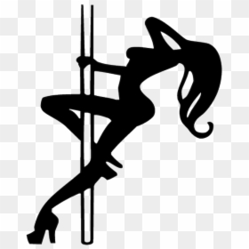 Transparent Stripper Silhouette Png - Stripper Sticker, Png Download - white silhouette png