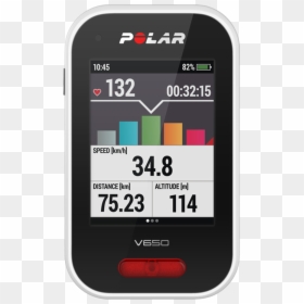 V650 With Heart Rate Monitor - V650 Polar, HD Png Download - heart monitor png