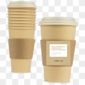 Yellow Disposable Coffee Cups, HD Png Download - paper cup png