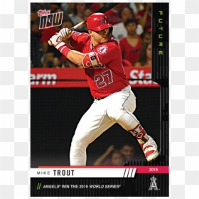Rare Baseball Cards 2019, HD Png Download - mike trout png