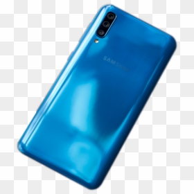 Samsung Galaxy A50 Blue Without Background - Samsung Galaxy A50 Png, Transparent Png - galaxy phone png