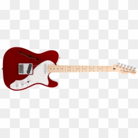 Fender 147602309 Deluxe Telecaster® Thinline, Maple - Fender Telecaster Thinline Red, HD Png Download - candy apple png