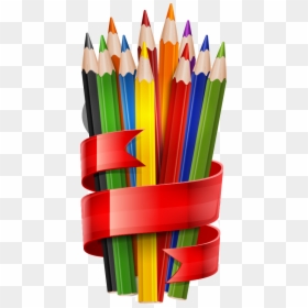 Colored Pencil Drawing - Cartoon Colour Pencil Png, Transparent Png - color pencil png
