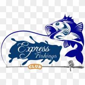 Fishing Club Logo Design, HD Png Download - fish net png
