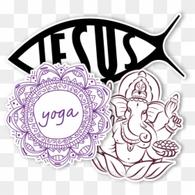 Jesus Logo Png - Ganesha Vector With Modak, Transparent Png - jesus beard png