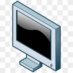 Isometric Drawing Of A Tv, HD Png Download - tv screen png