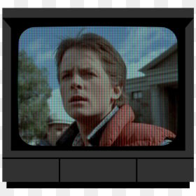 Marty Mcfly, HD Png Download - tv screen png