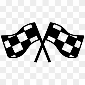 Mario Kart Black And White, HD Png Download - checkered flag png