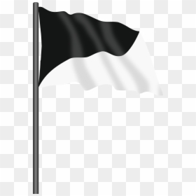 Black Flag And White Flag, HD Png Download - checkered flag png