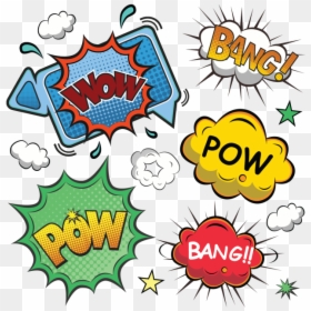 Free Comic Speech Bubbles, HD Png Download - word bubble png