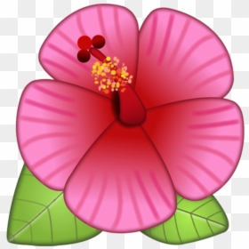 Flower Emoji Transparent Background, HD Png Download - hibiscus png