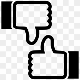 Thumbs Up Down Icon Png, Transparent Png - thumbs down png