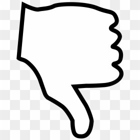 Easy To Draw Thumbs Down, HD Png Download - thumbs down png