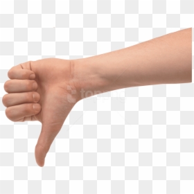 Thumbs Down Hand Transparent, HD Png Download - thumbs down png