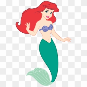 Little Mermaid Sitting On A Shell, HD Png Download is pure and