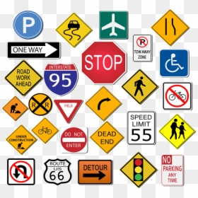 Signs On Roads, HD Png Download - street sign png
