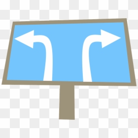Left Or Right Street Sign Png, Transparent Png - street sign png