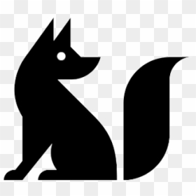 Fox Logo Black And White, HD Png Download - fox logo png