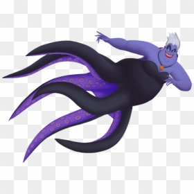 Ursula Kingdom Hearts, HD Png Download - little mermaid png