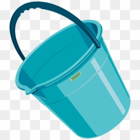 Plastic Bucket Cartoon, HD Png Download - bucket png