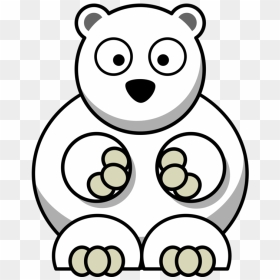 Cartoon Polar Bear Transparent, HD Png Download - polar bear png