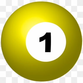 Pool Balls Clipart 1, HD Png Download - numbers png