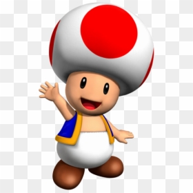 Toad Mario Transparent Background, HD Png Download - vhv