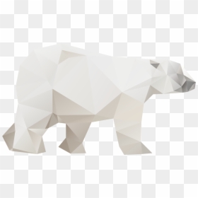 Origami, HD Png Download - polar bear png