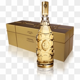 Louis Roederer Cristal 2002, HD Png Download - champagne bottle png