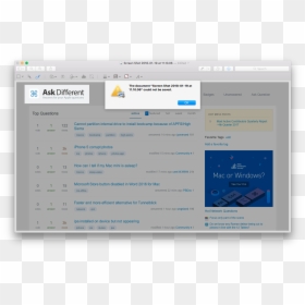 Screenshot, HD Png Download - mac png