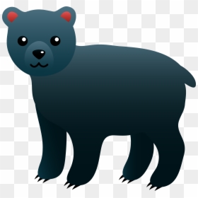 Clip Art Black Bear, HD Png Download - polar bear png